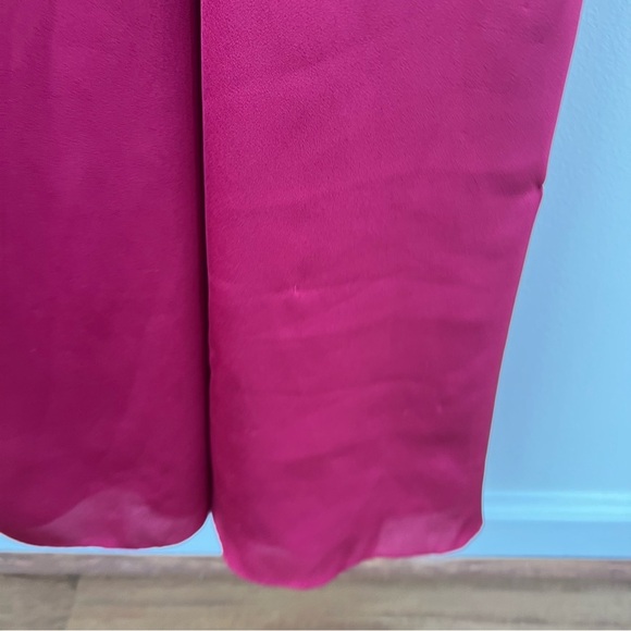 Fame and Partners Red Lace Trim Maxi Dress - Picture 3 of 10